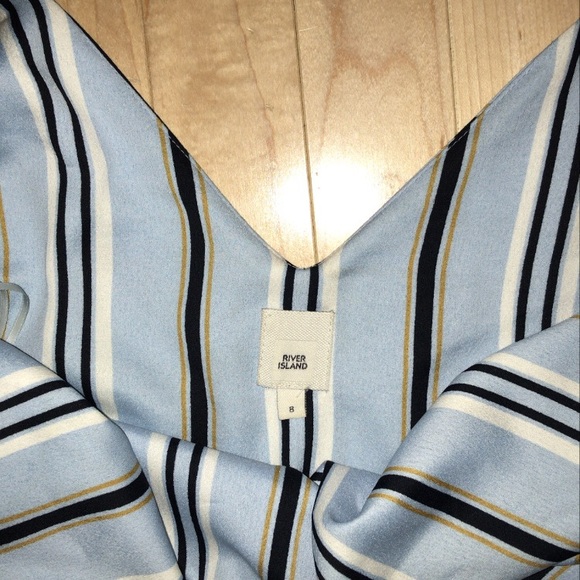 Baby Blue Striped Dress - Picture 5 of 5